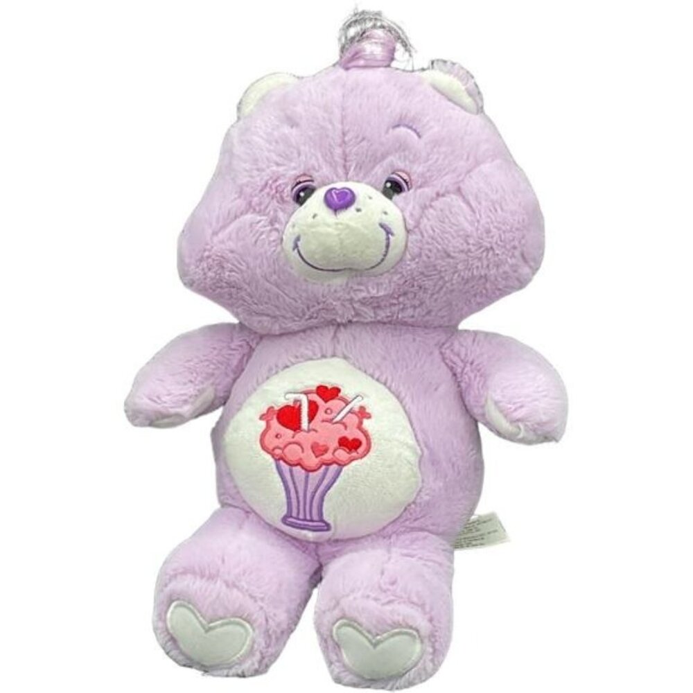 Lavender Share Care Bear Ice Cream Sundae Soda 2019 Plush Stuffed Animal 12"